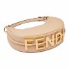 圖片 Fendi 8BR798 小款 Fendigraphy 小牛皮彎月包 粉色