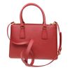 圖片 Prada 1BA863 倒三角標 Saffiano 小牛皮小款Galleria 殺手包 火紅色