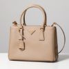 圖片 Prada 1BA863 倒三角標 Saffiano 小牛皮小款Galleria 殺手包 沙色