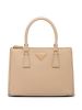 圖片 Prada 1BA863 倒三角標 Saffiano 小牛皮小款Galleria 殺手包 沙色