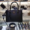 圖片 Prada 1BA863 倒三角標 Saffiano 小牛皮小款Galleria 殺手包 黑色