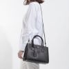 圖片 Prada 1BA863 倒三角標 Saffiano 小牛皮小款Galleria 殺手包 黑色