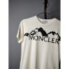 圖片 MONCLER 米色山脈棉質短T
