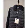 圖片 MONCLER 菱格線條羽絨針織拼接外套