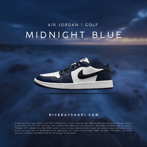 圖片 NICEDAY 代購 Air Jordan 1 Low Golf 午夜藍 DD9315-104