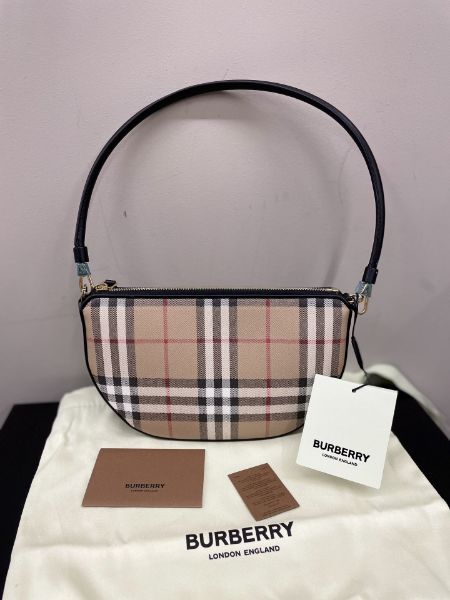 圖片 Burberry 80580061 Vintage 格紋小型 Olympia 包