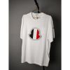 圖片 MONCLER 白底胸前大LOGO元寶標短T