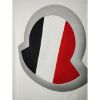 圖片 MONCLER 白底胸前大LOGO元寶標短T