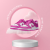 圖片 NICEDAY 代購 Nike Dunk Low Active Fuchsia 熊抱哥 女鞋 FJ0704-100