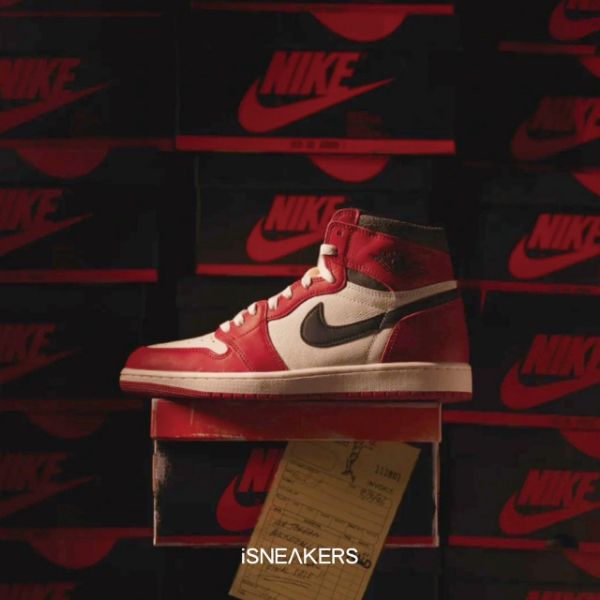 圖片 ISNEAKERS｜Nike Air Jordan 1 High OG "Lost and Found" 芝加哥 復刻 高筒 白紅 DZ5485-612