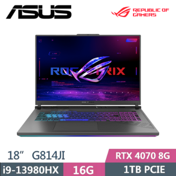 圖片 華碩 ASUS G814JI-0022G13980HX-NBL 綠