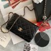 圖片  CHANEL 23C黑金足球金球 WOC