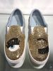 圖片 Chiara Ferragni CF871 金銀雙色眨眼厚底樂福球鞋 35/36/38