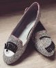 圖片 Chiara Ferragni CF 800 銀色粉紅滾邊眨眼低跟樂福鞋 IT 35/36/37/38