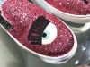 圖片 Chiara Ferragni CF875 粉黑對比色亮片眨眼厚底樂福鞋 IT 36/37/38/39
