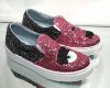 圖片 Chiara Ferragni CF875 粉黑對比色亮片眨眼厚底樂福鞋 IT 36/37/38/39