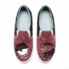 圖片 Chiara Ferragni CF875 粉黑對比色亮片眨眼厚底樂福鞋 IT 36/37/38/39