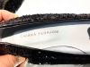 圖片 Chiara Ferragni CF1219 黑白對比亮片眨眼低跟樂福鞋 IT 36/38