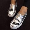 圖片 Chiara Ferragni CF1272 銀色眨眼眉環厚底樂福球鞋 EU 36/37
