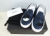 圖片 Chiara Ferragni CF652 藍色眨眼厚底樂福球鞋 EU 36