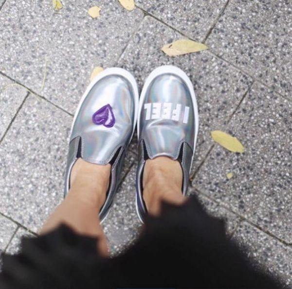 圖片 Chiara Ferragni CF670 霓采鏡面心情貼紙厚底樂福球鞋 EU 36/37/38/40