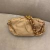 圖片 Bottega Veneta 620230 BV Chain Pouch 玫瑰金鍊雲朵包 杏桃色