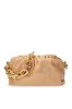 圖片 Bottega Veneta 620230 BV Chain Pouch 玫瑰金鍊雲朵包 杏桃色
