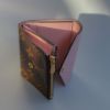 圖片 LV victorine wallet 粉紅色 三折短夾 老花紋