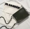 圖片 Jil Sander 小款 Tangle 編織肩帶單肩包 黑色