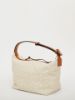 圖片 Loewe 中款 Anagram 緹花小牛皮 Cubi 包 米色/棕色