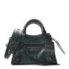圖片 【現貨在台 超低特惠】  Balenciaga 巴黎世家 Neo 鱷魚皮紋 Mini 手提肩背包 綠色