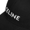 圖片 CELINE 刺繡LOGO 棉質棒球帽 L號黑色  2AUA1242N.38NO