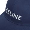 圖片 CELINE 刺繡LOGO 棉質棒球帽 M號深藍色   2AUA1969P.07MJ