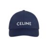 圖片 CELINE 刺繡LOGO 棉質棒球帽 L號深藍色   2AUA1969P.07MJ