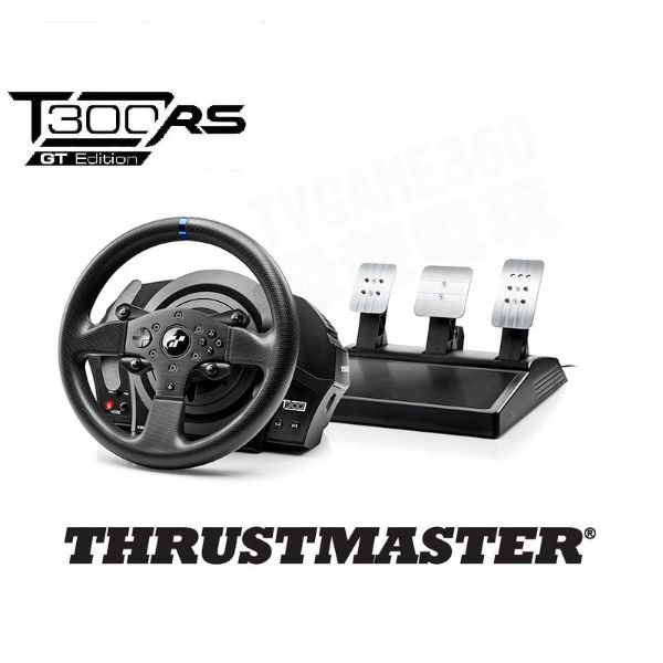 圖片 THRUSTMASTER T300RS GT 賽車方向盤 PS5 PS4 PS3 PC 台灣公司貨【台中恐龍電玩】