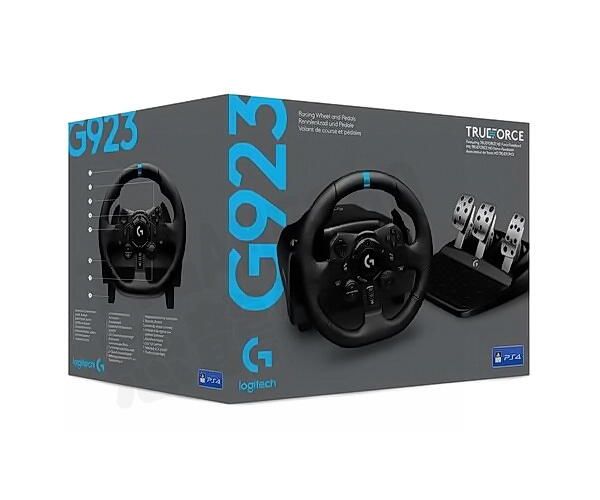 圖片 羅技 LOGITECH G923 TRUE FORCE SHIFTER 賽車方向盤 踏板 排檔桿 PS5 PS4 PC