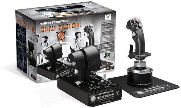 圖片 THRUSTMASTER HOTAS WARTHOG 飛行搖桿組合包 油門 節流閥 模擬飛行 台灣公司貨