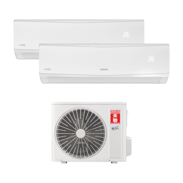 圖片 禾聯HM4-SK90H/HI-SK28H+HI-SK72H 變頻SK系列一對二壁掛式自由配冷暖型冷氣