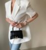 圖片 Balenciaga 592833 Hourglass XS Box小牛皮沙漏包 黑色