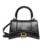 圖片 Balenciaga 592833 Hourglass XS Box小牛皮沙漏包 黑色