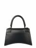 圖片 Balenciaga 593546 小款 Hourglass S 小牛皮沙漏包 金釦/黑色