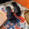 圖片 Hermès Oran牛仔系列 經典H LOGO平底涼鞋/拖鞋