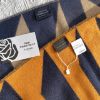 圖片 Hermès 100%羊絨幾何流蘇圍巾