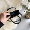 圖片 Balenciaga 593826 Shopper 小牛皮購物袋迷你肩背包 黑色