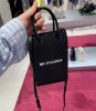 圖片 Balenciaga 593826 Shopper 小牛皮購物袋迷你肩背包 黑色