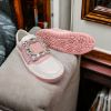 圖片 Roger Vivier 女款 Viv' Golf鑽扣皮革運動鞋 白色/粉色 IT35/35.5/36.5/37/37.5/39