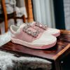 圖片 Roger Vivier 女款 Viv' Golf鑽扣皮革運動鞋 白色/粉色 IT35/35.5/36.5/37/37.5/39