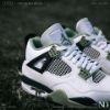 圖片 NICEDAY 代購 Air Jordan 4 Oil Green 橄欖綠 女鞋 AQ9129-103