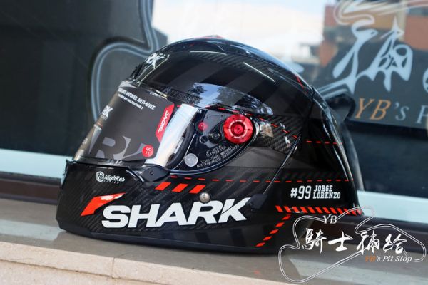 圖片 SHARK RACE R PRO GP Lorenzo 2020 冬測 紅 全罩 安全帽 頂級 大鴨尾