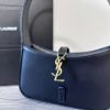 圖片 Saint Laurent LE 5 À 7 金扣黑色皮革Mini Hobo
